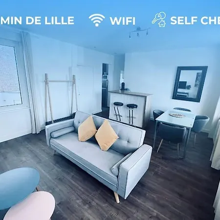 T2 Moderne Et Neuf A 5 Min De Lille-centre ラ・マドレーヌ